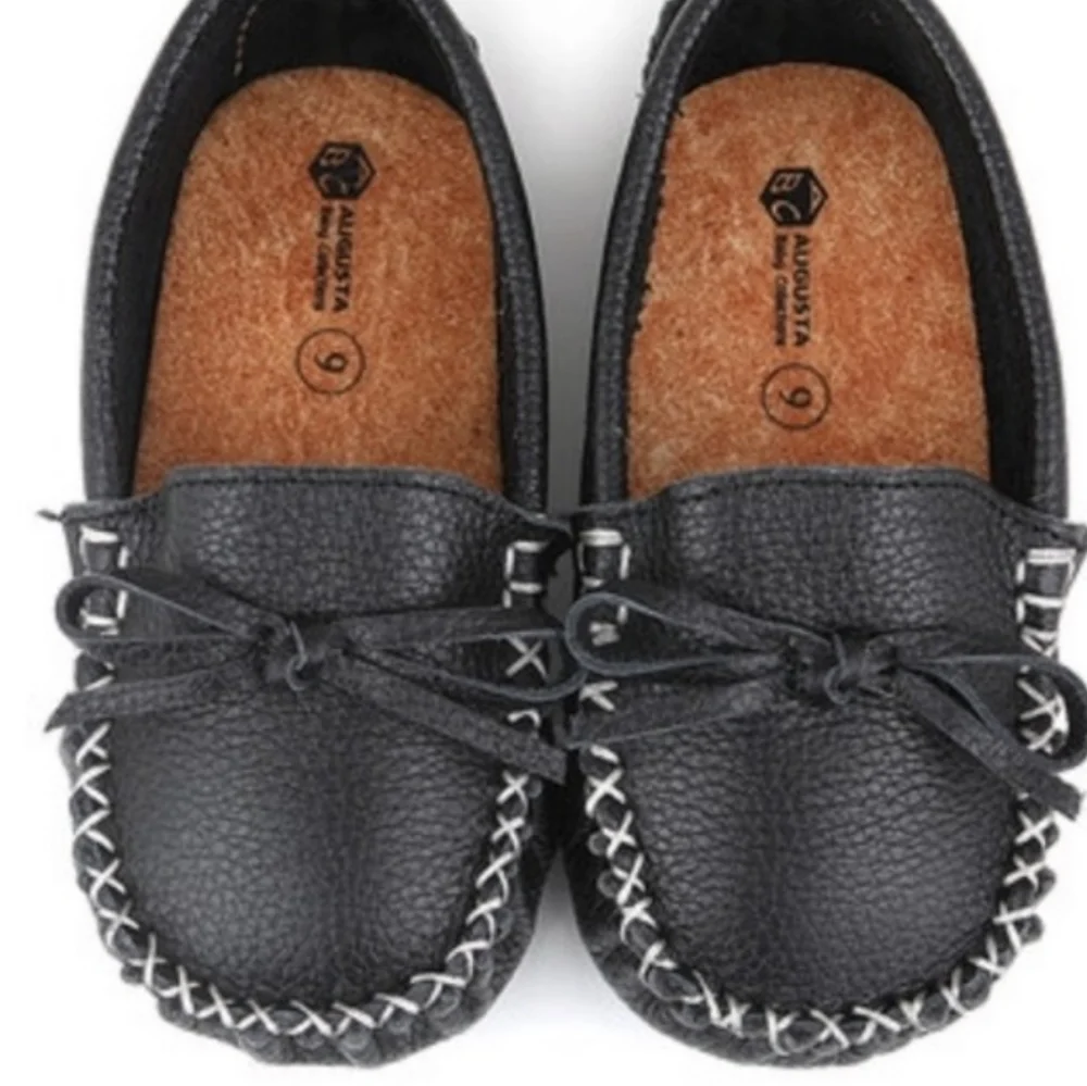 Augusta Baby Suede Moccasin Genuine leather Size 6 New Infant